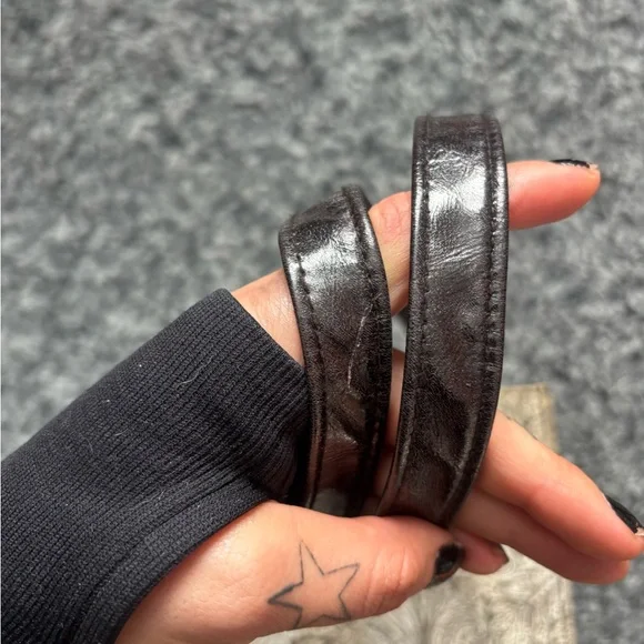 Elegant brown and Cream Tote Bag - Picture 8 of 13